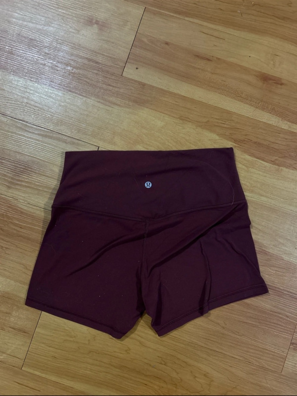 lululemon athletica Red Merlot Align High Rise Athletic Shorts